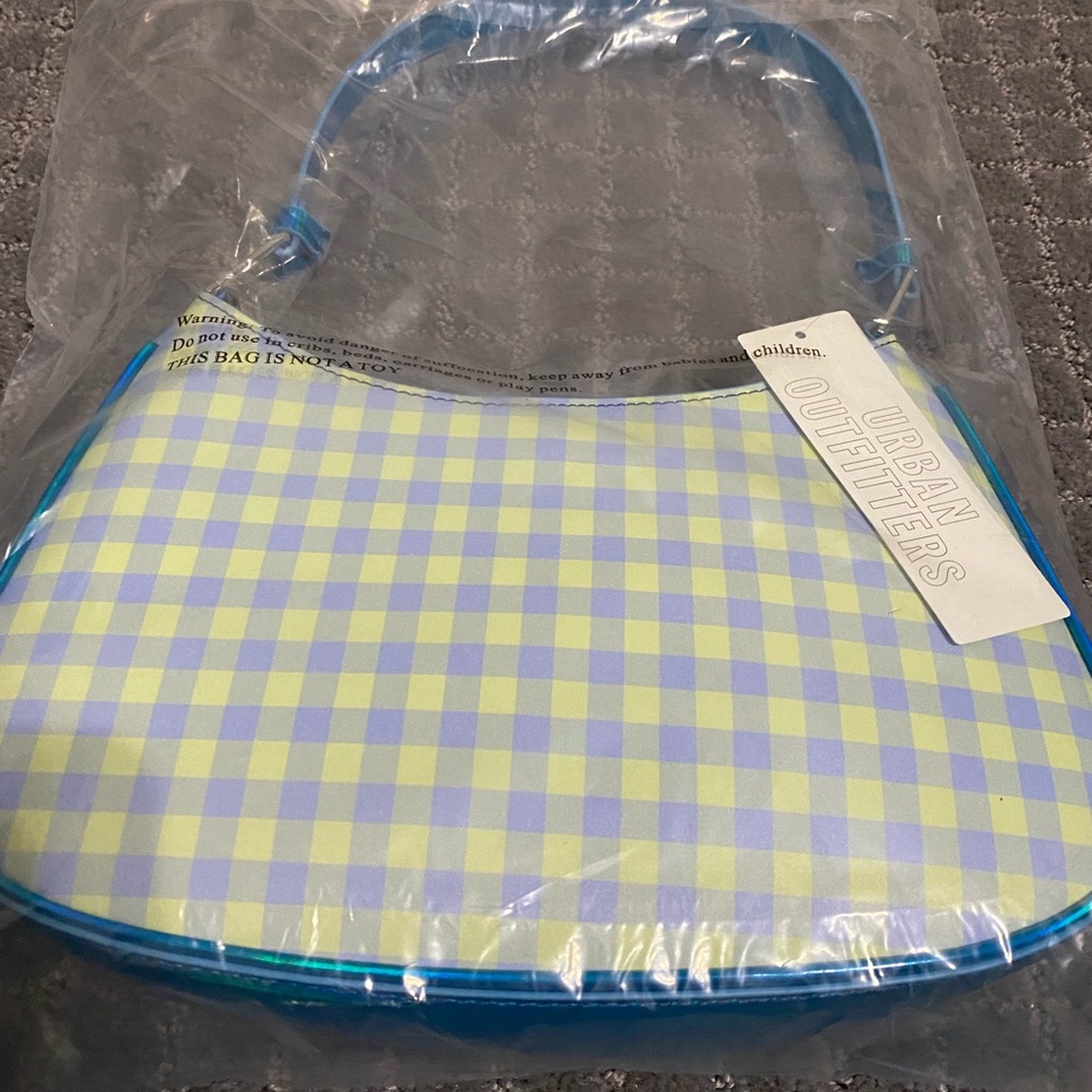 Urban Outfitters Beth Baguette Bag NWT - Blue - Picture 6 of 8
